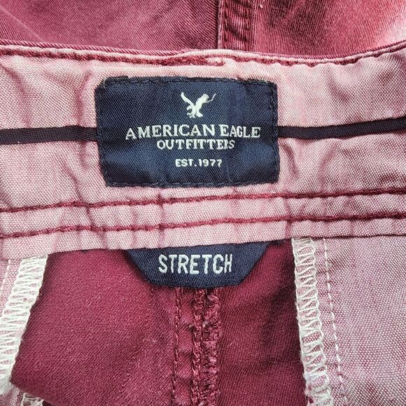 American Eagle Outfitters Red Shortie Shorts (6) - Picture 4 of 5